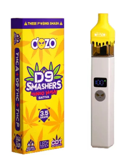 DOZO - D9 SMASHERS 3.5G DISPOSABLES - MANGO MASH - SATIVA - Seven Tech