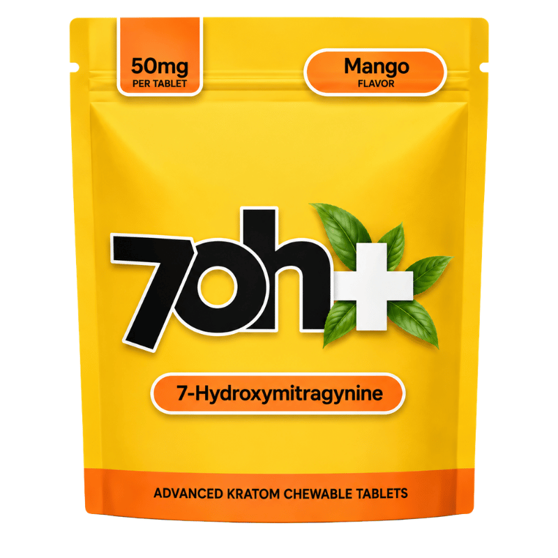 🎁 7OH Plus 7-Hydroxymitragynine Chewable Tablets 50mg Per Tablet (100% off)