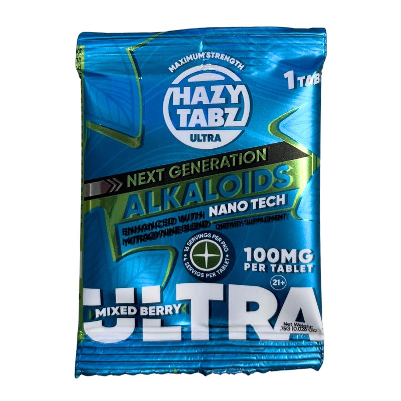 hazy tabz - hazy tabz kratom - mitragynine