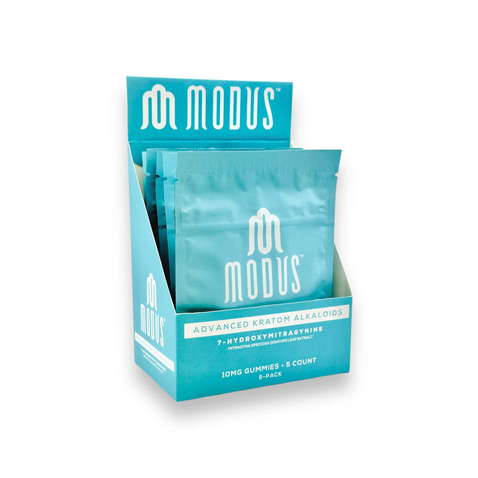 MODUS ADVANCED KRATOM ALKALOIDS 7-HYDROXYMITRAGYNINE GUMMIES 10MG 5CT - UNFLAVORED