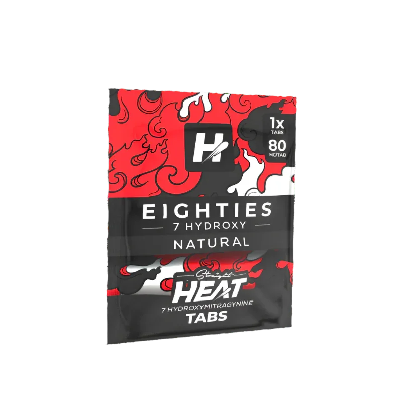 Straight Heat Eighties 7-Hydroxy Tablets 80mg 1ct Natural - Seven Tech