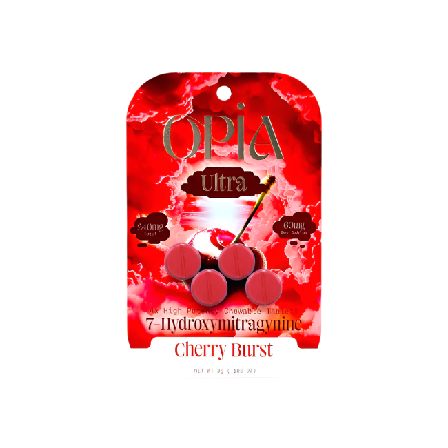 OPIA 4ct 7OH Chewable Tabs Cherry Burst 60mg Per Tablets - Seven Tech