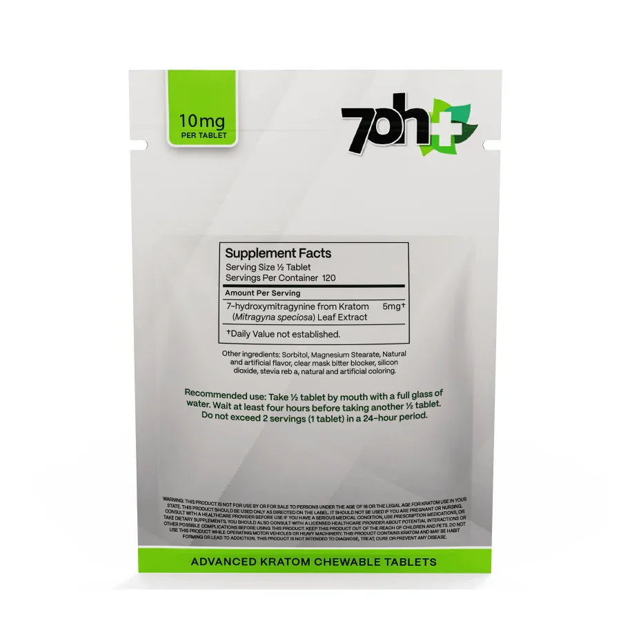 7OH Plus 7OH Chewable Tabs Original 10mg per Tablet - Seven Tech