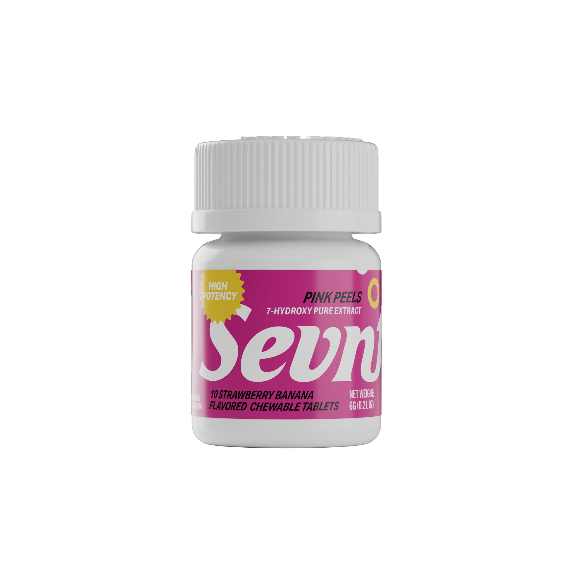 Sevn 10ct 7OH Tabs Pink Peels 35mg Per Tablet - Seven Tech