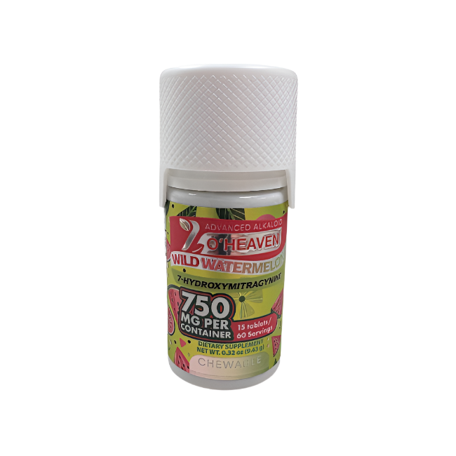 7 O’Heaven 15ct 7OH Chewable Tabs Wild Watermelon 50mg Per Tablets - Seven Tech