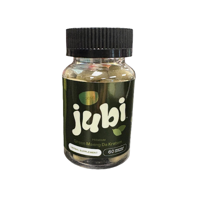Jubi Focus Green Maeng Da Kratom Capsules 60ct - Seven Tech