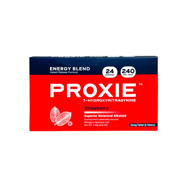 PROXIE 7OH 6CT 240MG (40MG PER TABLET) - STRAWBERRY SUPERIOR BOTANICAL ALKALOID - Seven Tech