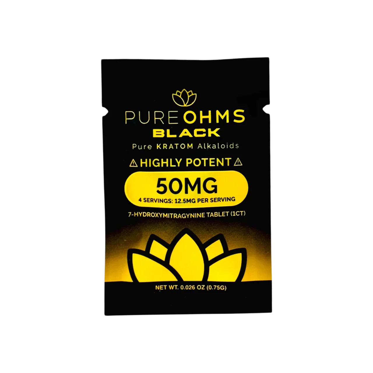 Pure Ohms Black 7OH Tablet 50MG - Seven Tech