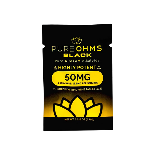 Pure Ohms Black 7OH Tablet 50MG - Seven Tech