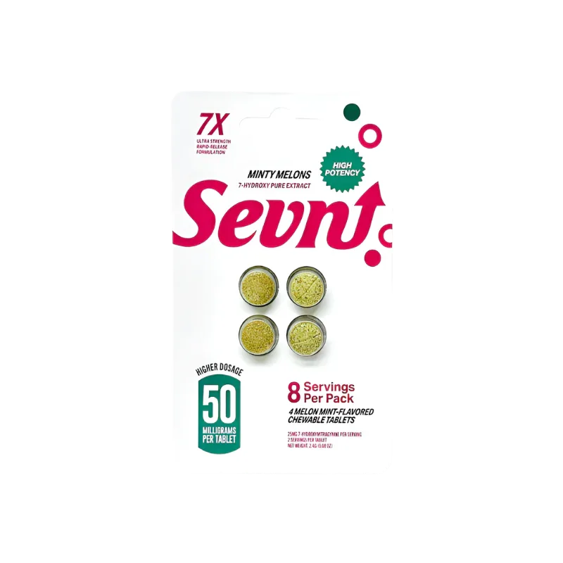 Sevn 7OH 4ct Tablets Minty Melons 50mg Per Tablet - Seven Tech
