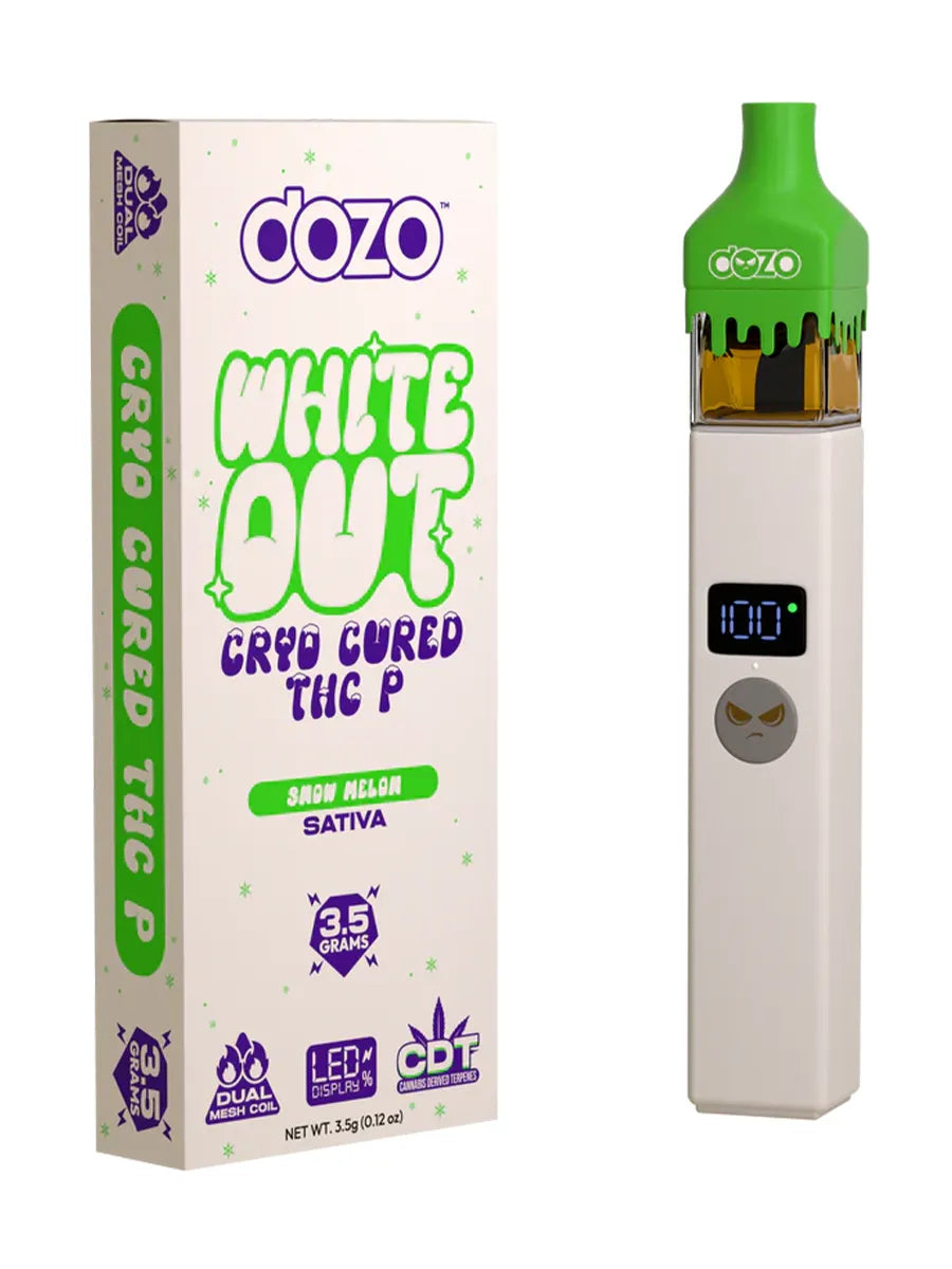 DOZO - WHITE OUT 3.5G DISPOSABLES - SNOW MELON - SATIVA - Seven Tech