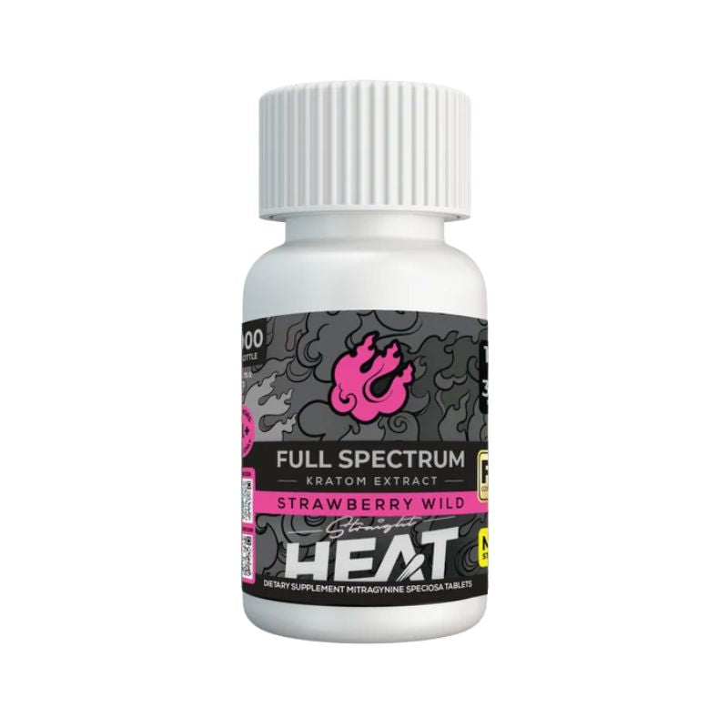 🎁 Straight Heat Max Strength Full Spectrum Kratom Extract 10ct 300mg Per Tablet (100% off)