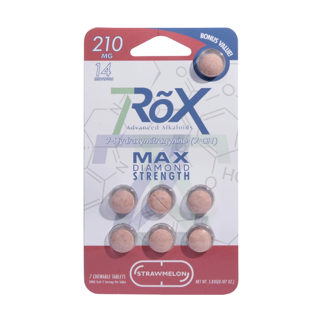 7ROX 7ct 7OH Tabs Strawmelon 30mg Per Tablets - Seven Tech