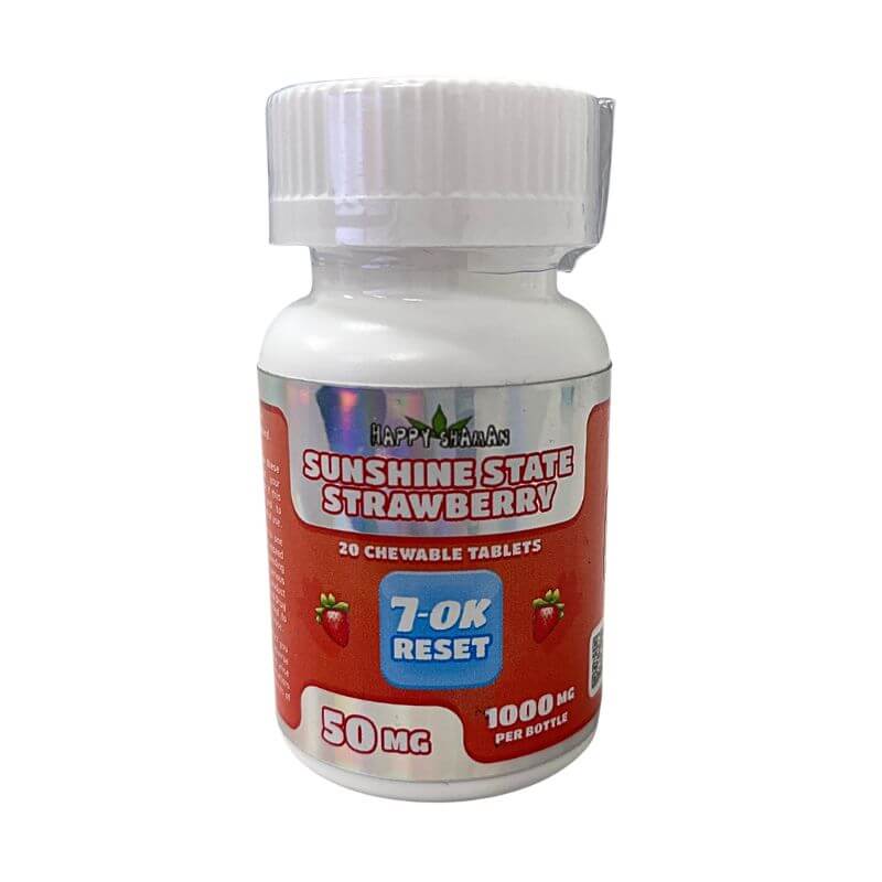 HAPPY SHAMAN 7-OK RESET (SR-17) CHEWABLE TABLETS 20CT 50MG PER TABLET