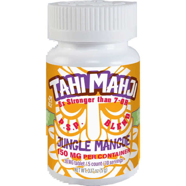 TAHI MAHJI P.S.P BLEND 30MG PER TABLET 5CT JUNGLE MANGOE - Seven Tech