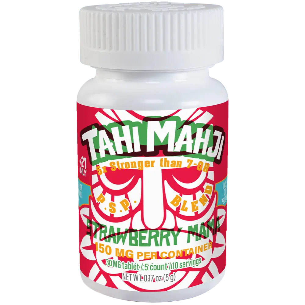 TAHI MAHJI P.S.P BLEND 30MG PER TABLET 5CT STRAWBERRY MAMA - Seven Tech