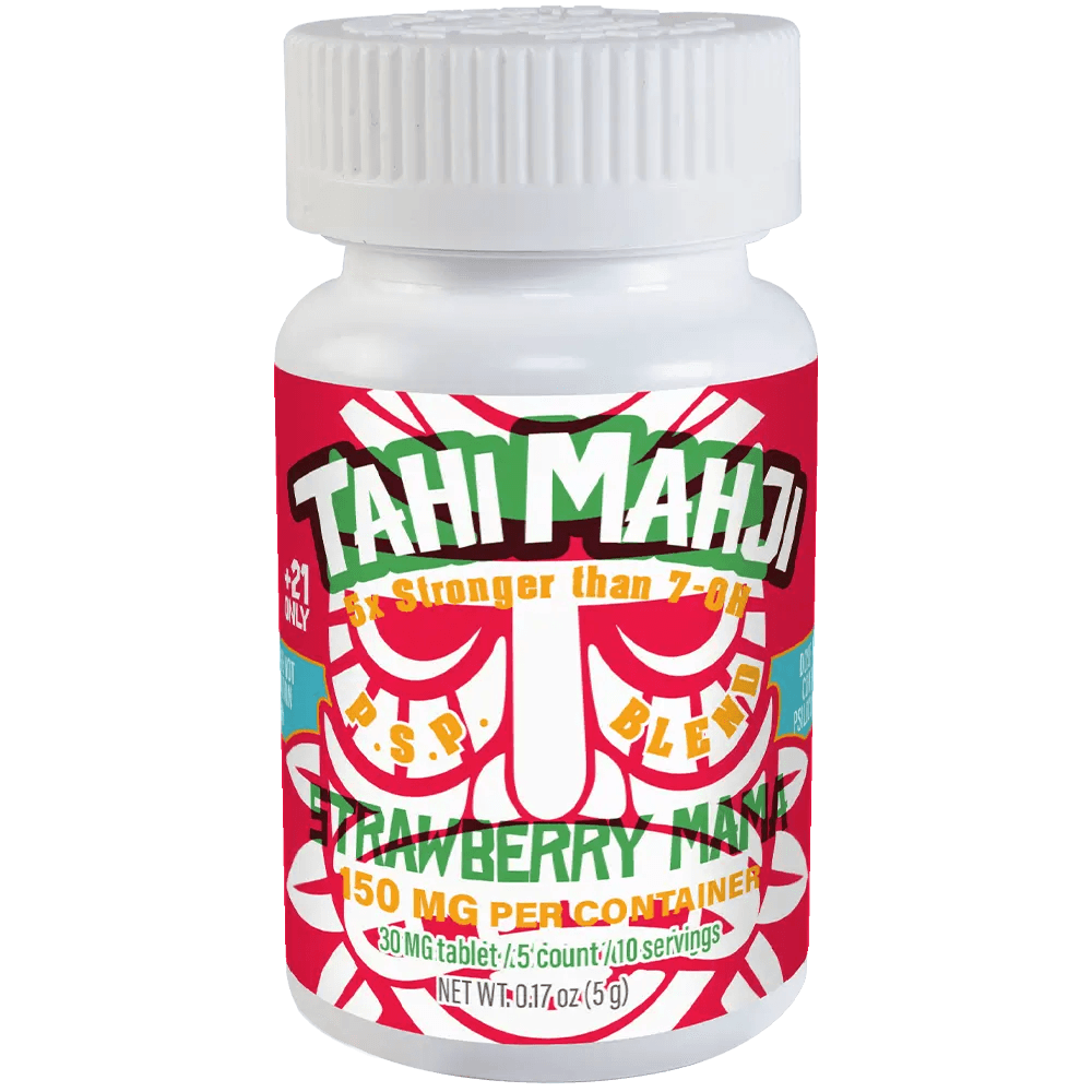 TAHI MAHJI P.S.P BLEND 30MG PER TABLET 5CT STRAWBERRY MAMA - Seven Tech