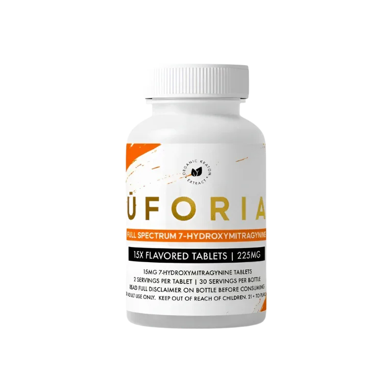 Uforia Full Spectrum 15ct 7-OH Tabs Orange 15mg Per Tablet - Seven Tech