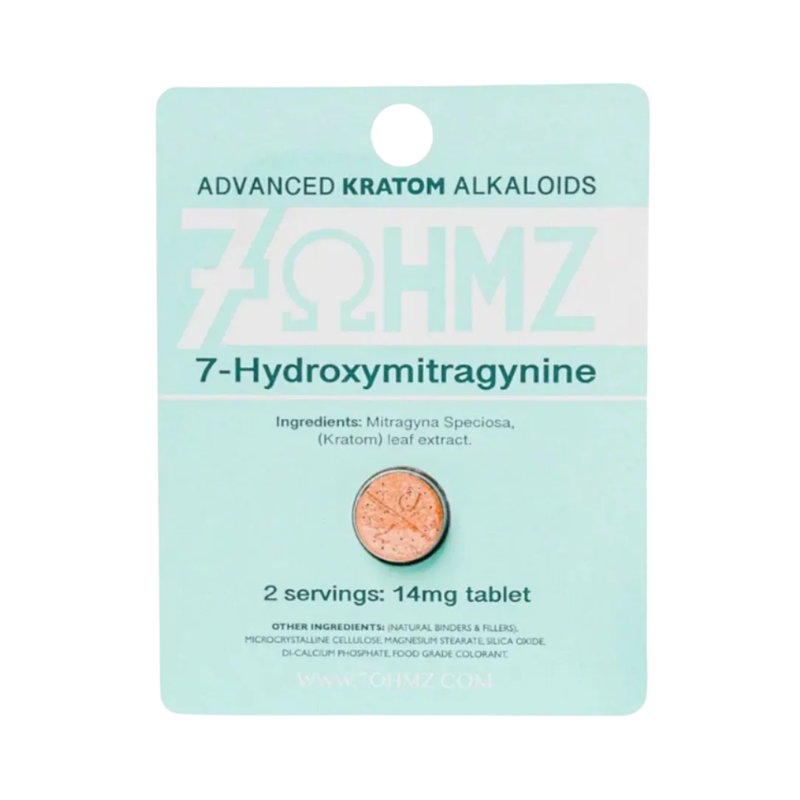 7OHMZ 7-Hydroxymitragynine Tablets 1ct 14mg per Tablet