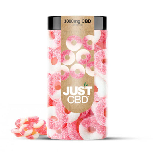 JUST CBD GUMMIES 3000MG - WATERMELON RINGS