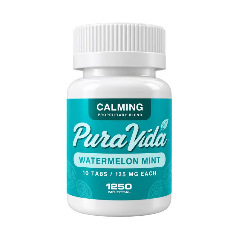 Pura Vida Calming Proprietary Blend Tablets 10ct 125mg Per Tablet