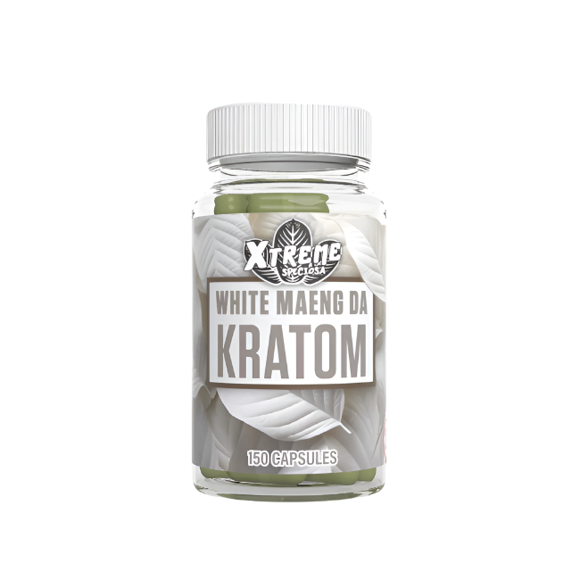 XTREME SPECIOSA CAPSULES 150CT - MAENG DA WHITE VEIN - Seven Tech