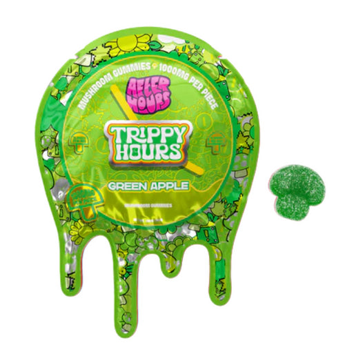 NOOTROPIC MUSHROOM BLEND GUMMIES 10CT GREEN APPLE 10000 MG PER BAG - Seven Tech