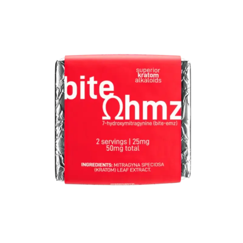 Bite Ohmz 1ct 7OH Chocolate Milk Chocolate Squares 50mg per Square - Seven Tech