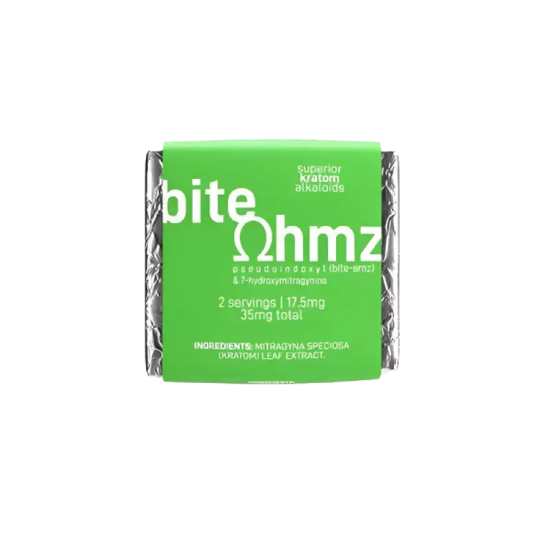 Bite Ohmz 1ct 7OH + Psuedo Chocolate Squares 35mg per Square - Seven Tech