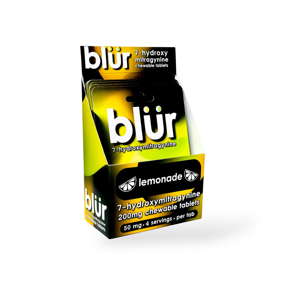Blur 4ct 7OH Lemonade Tabs 50mg Per Tablet - Seven Tech