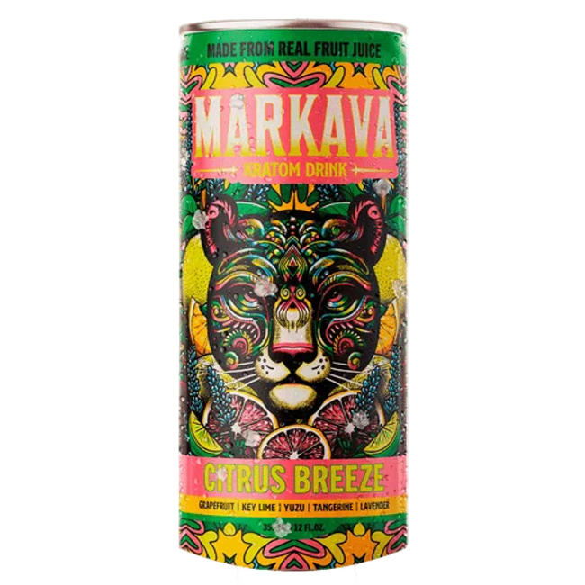 MARKAVA KRATOM DRINK 12OZ – CITRUS BREEZE - Seven Tech