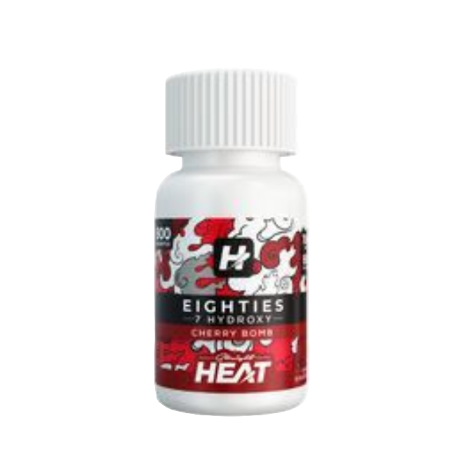 Straight Heat 10ct 7OH Eighties Tabs Cherry Bomb 80mg per Tablet - Seven Tech