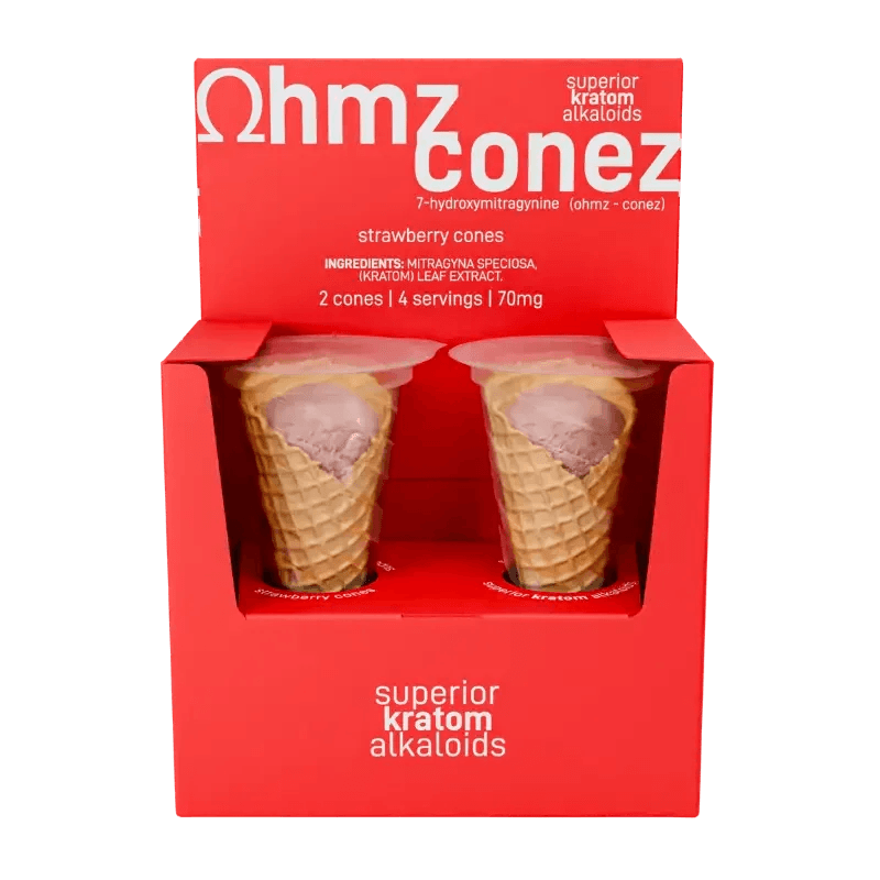 Ohmz Conez 2ct 7OH Exodus Strawberry Cones 35mg per Cone - Seven Tech