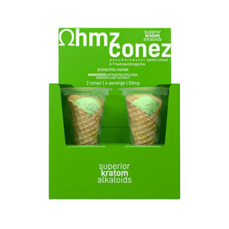 Ohmz Conez 7OH 2ct Exodus Pistachio Cones 50mg per Cone - Seven Tech