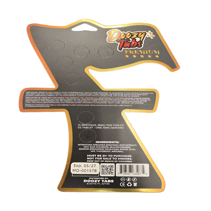 Doozy Tabs 7ct 7OH Chewable Tabs Black label 26mg per Tablet - Seven Tech