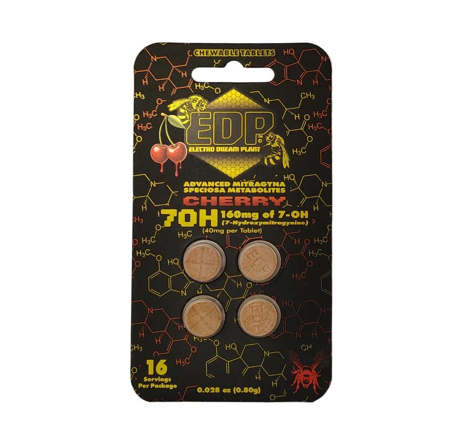 EDP 4ct 7OH Chewable Tabs Cherry 40mg per Tablet - Seven Tech
