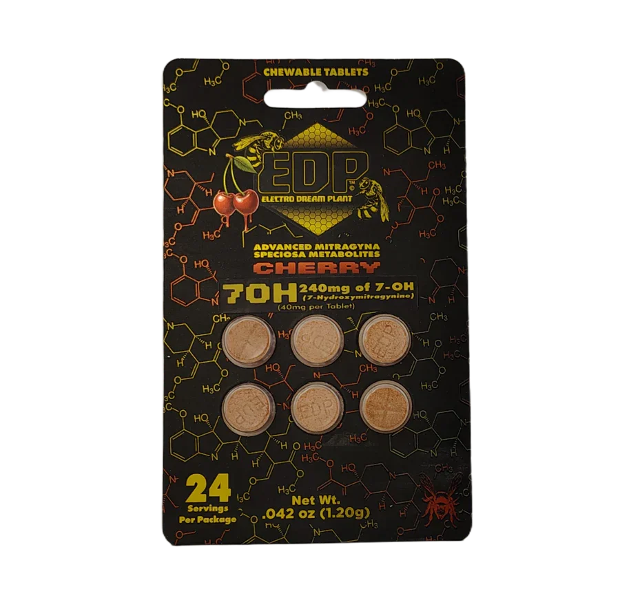 EDP 6ct 7OH Chewable Tabs Cherry 40mg per Tablet - Seven Tech