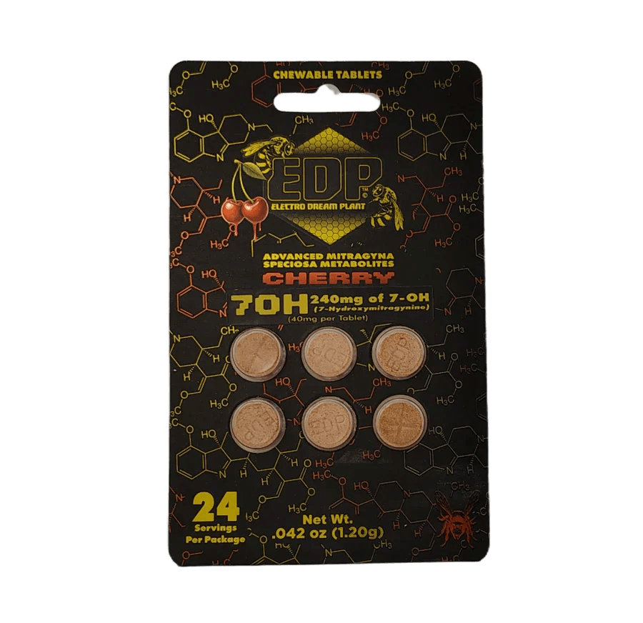 EDP 6ct 7OH Chewable Tabs Cherry 40mg per Tablet - Seven Tech