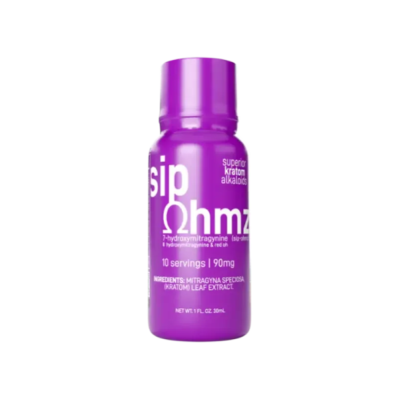 Sip Ohmz Exodus 7-Hydroxymitragynine Grape Kratom Extract Shot 90mg - Seven Tech