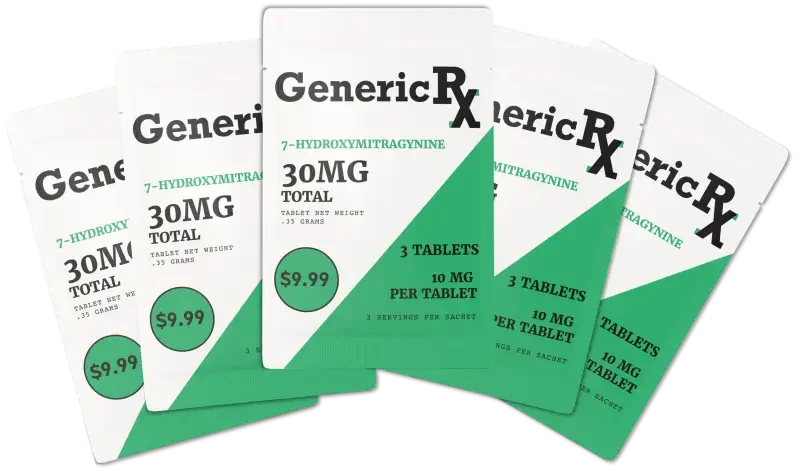 Generic Rx 15ct 7OH Chewable Tabs 150mg Bundle 10mg per Tablet - Seven Tech