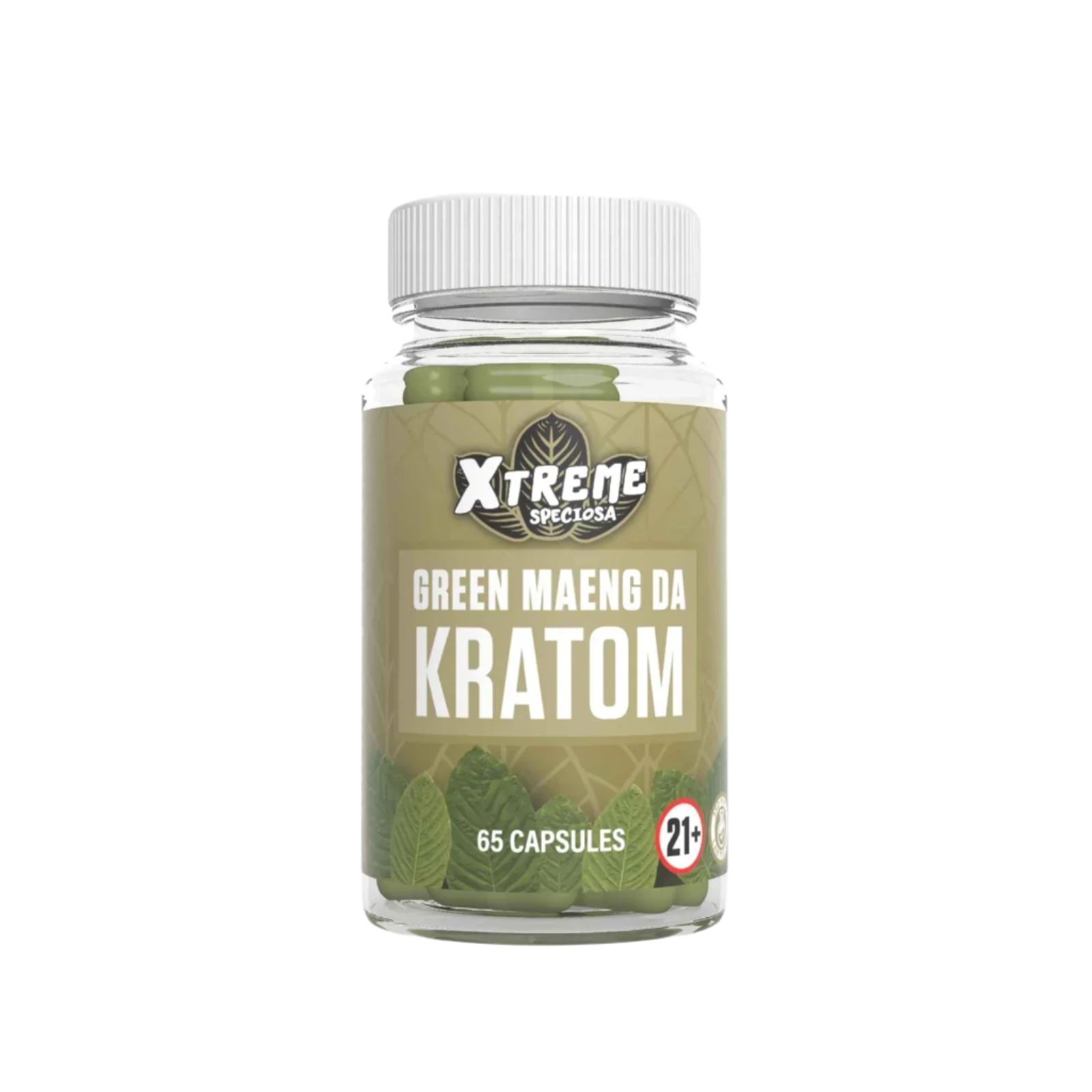 XTREME SPECIOSA CAPSULES 65CT - MAENG DA GREEN VEIN - Seven Tech