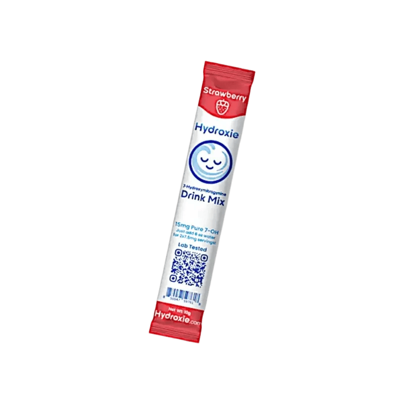 Hydroxie Kratom 7-hydroxymitragynine Drink Mix Strawberry 15mg - Seven Tech
