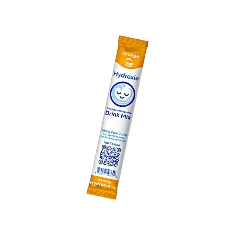 Hydroxie Kratom 7-hydroxymitragynine Drink Mix Orange 15mg - Seven Tech