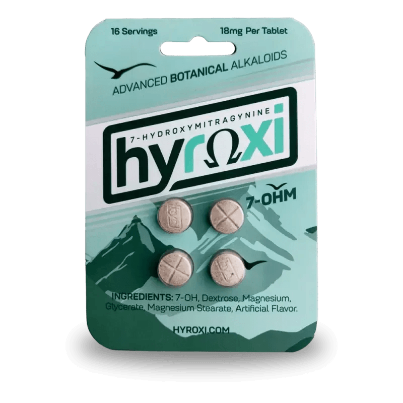 Hyroxi 4ct 7OH Chewable Tabs 18mg per Tablet - Seven Tech