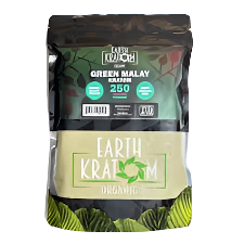 EARTH KRATOM POWDER 250G - MALAY GREEN VEIN - Seven Tech