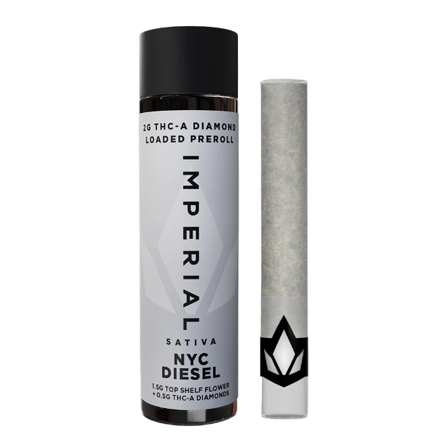 IMPERIAL THC-A LOADED PREROLL 2G – NYC DIESEL SATIVA - Seven Tech