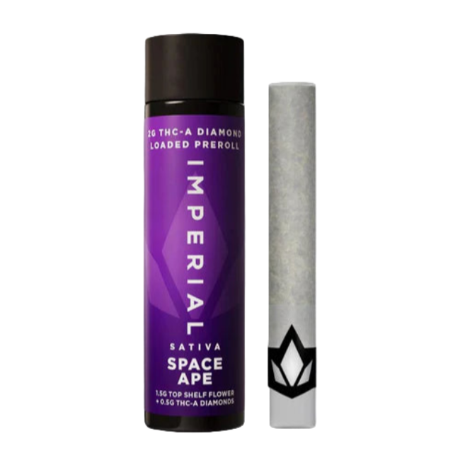 IMPERIAL THC-A LOADED PREROLL 2G – SPACE APE SATIVA - Seven Tech