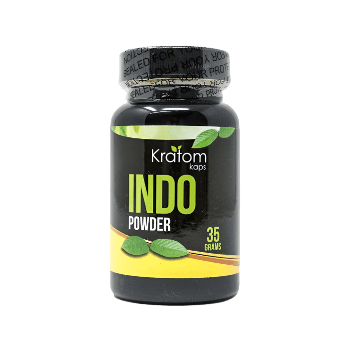 KRATOM KAPS POWDER 35G - INDO GREEN VEIN - Seven Tech