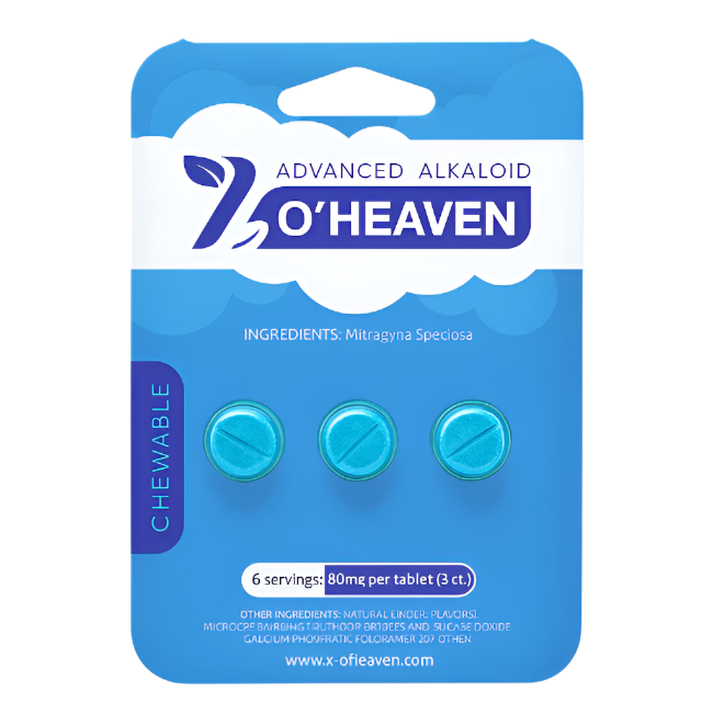 7 O'Heaven 3ct 7OH Tabs Natural 80mg Per Tablets - Seven Tech