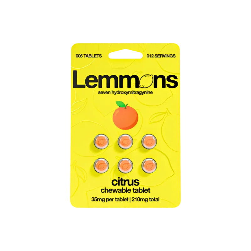 Lemmons 6ct 7OH Tabs Citrus 35mg Per Tablet - Seven Tech